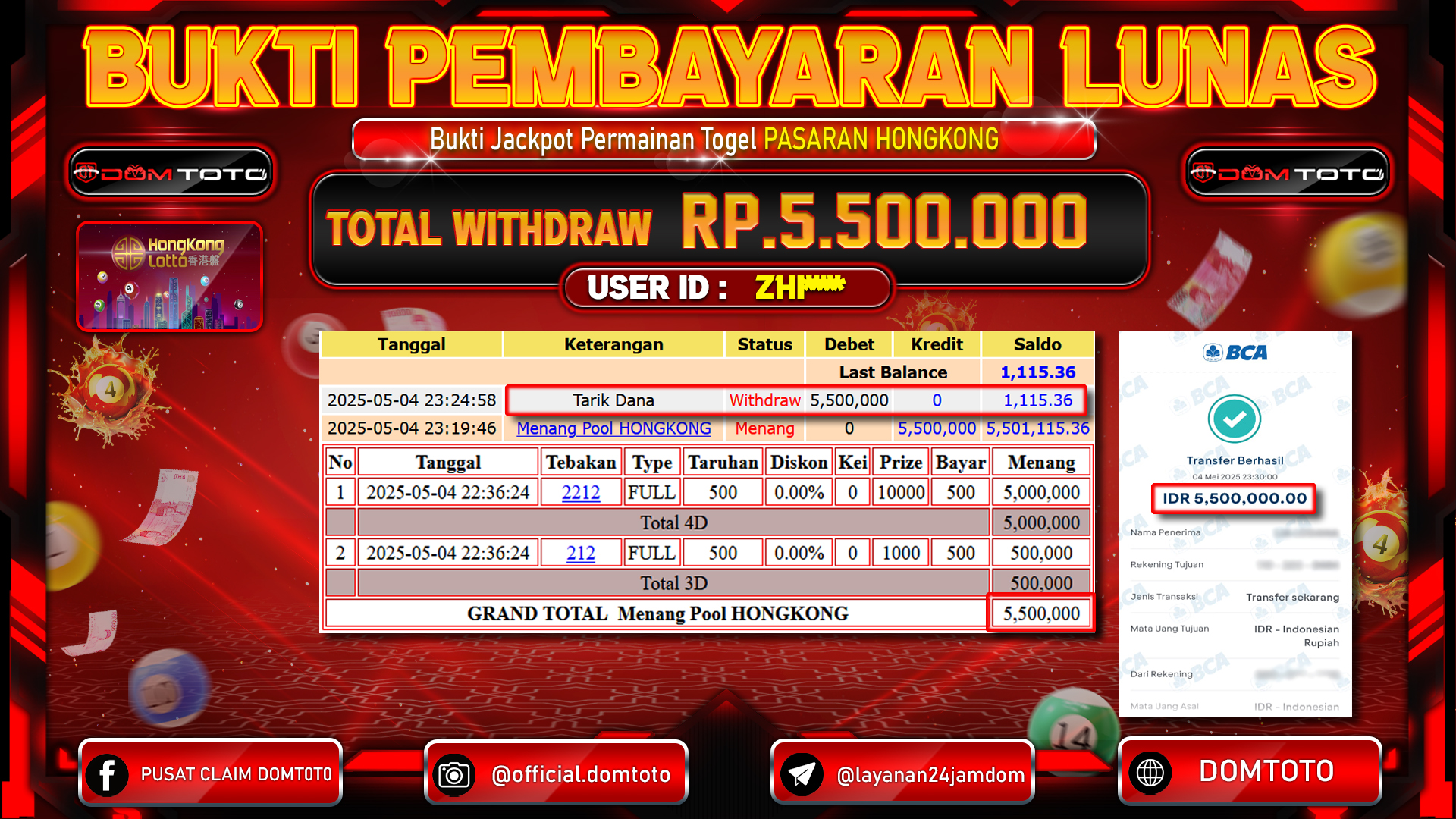 JACKPOT TOGEL PASARAN HONGKONG 04  MEI 2025